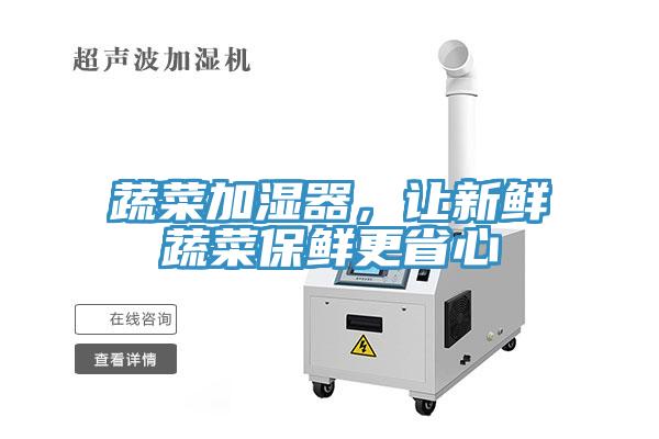 蔬菜加濕器，讓新鮮蔬菜保鮮更省心