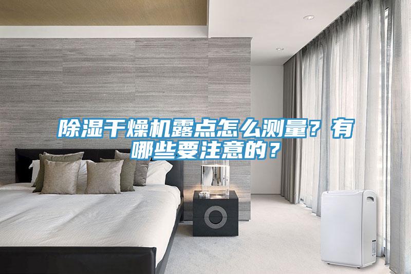 除濕幹燥機露點怎麽測量？有哪些要注意的？