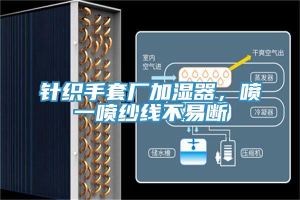 針織手套廠加濕器，噴一噴紗線不易斷