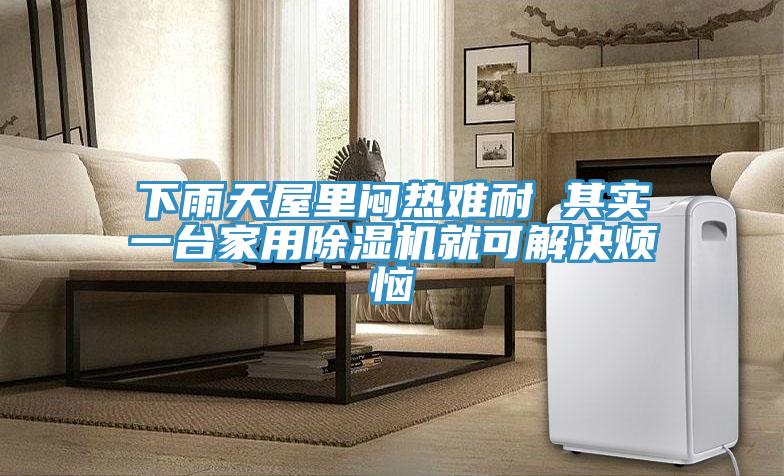 下雨天屋裏悶熱難耐 其實一台家用草莓视频污污污污就可解決煩惱
