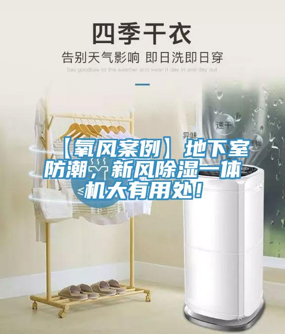 【氧風案例】地下室防潮，新風除濕一體機大有用處！
