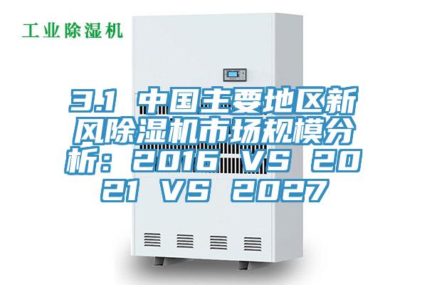 3.1 中國主要地區新風草莓视频污污污污市場規模分析：2016 VS 2021 VS 2027