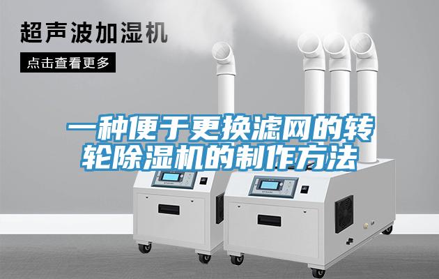 一種便於更換濾網的轉輪草莓视频污污污污的製作方法