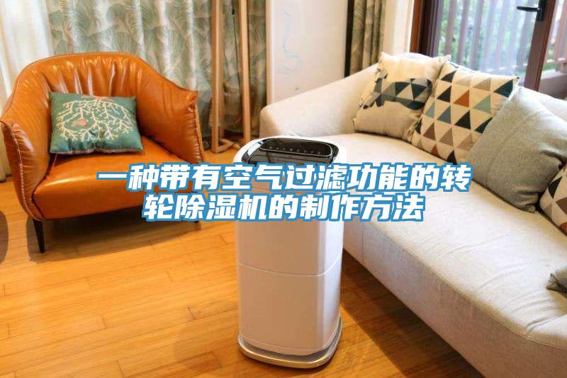 一種帶有空氣過濾功能的轉輪草莓视频污污污污的製作方法