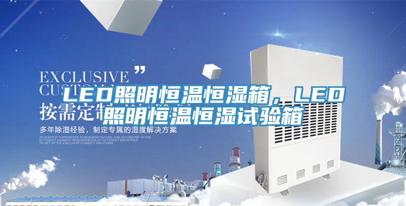 LED照明恒溫恒濕箱，LED照明恒溫恒濕試驗箱