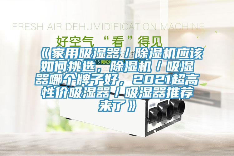 《家用吸濕器／草莓视频污污污污應該如何挑選，草莓视频污污污污／吸濕器哪個牌子好，2021超高性價吸濕器／吸濕器推薦來了》