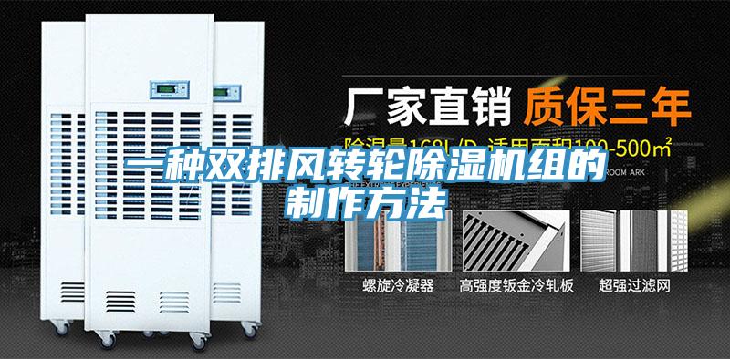 一種雙排風轉輪草莓视频污污污污組的製作方法