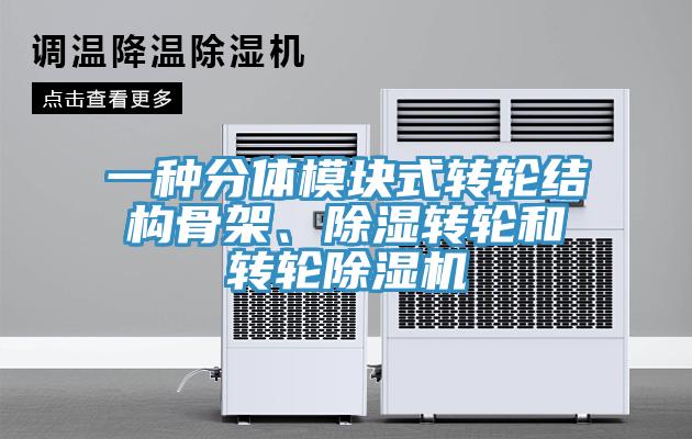 一種分體模塊式轉輪結構骨架、除濕轉輪和轉輪草莓视频污污污污
