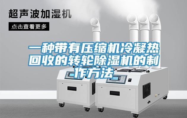 一種帶有壓縮機冷凝熱回收的轉輪草莓视频污污污污的製作方法