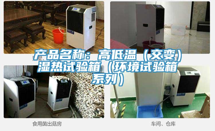 產品名稱：高低溫（交變）濕熱試驗箱（環境試驗箱係列）