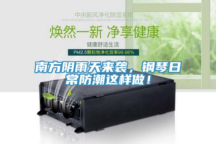 南方陰雨天來襲，鋼琴日常防潮這樣做！
