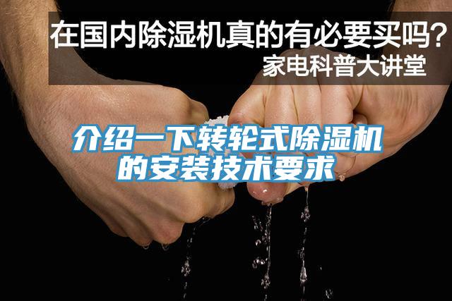 介紹一下轉輪式草莓视频污污污污的安裝技術要求