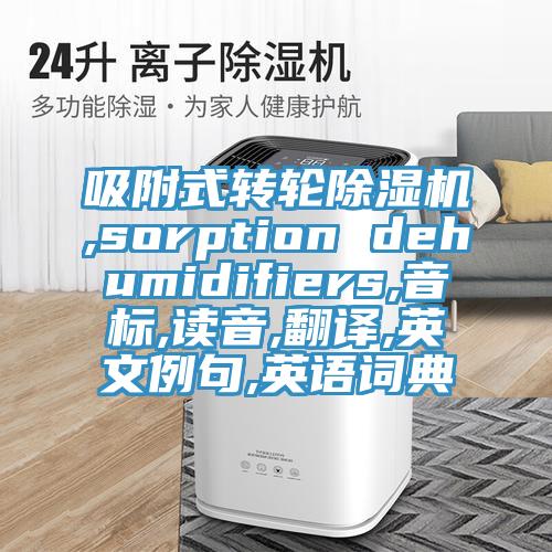 吸附式轉輪草莓视频污污污污,sorption dehumidifiers,音標,讀音,翻譯,英文例句,英語詞典