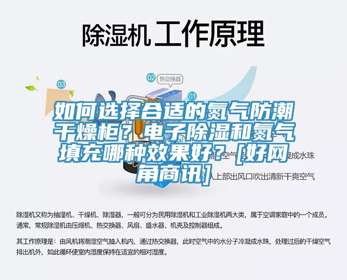 如何選擇合適的氮氣防潮幹燥櫃？電子除濕和氮氣填充哪種效果好？[好網角商訊]