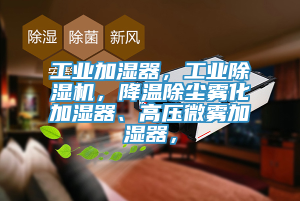 工業加濕器，工業草莓视频污污污污，降溫除塵霧化加濕器、高壓微霧加濕器，
