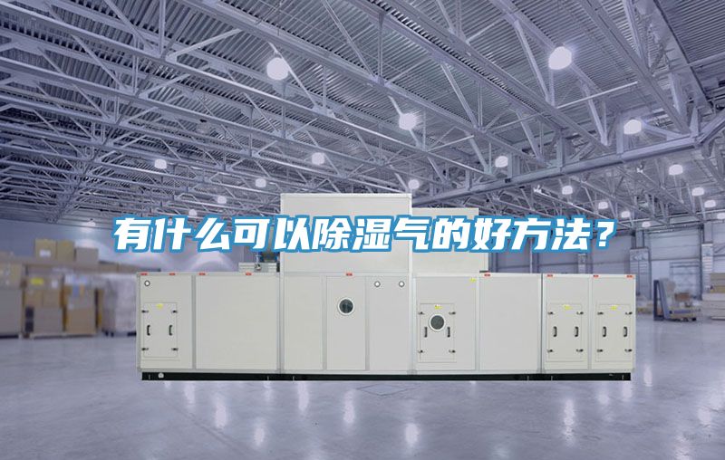 有什麽可以除濕氣的好方法？